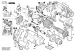 Bosch 0 603 338 742 PSB 600 RE Percussion Drill 230 V / GB Spare Parts PSB600RE